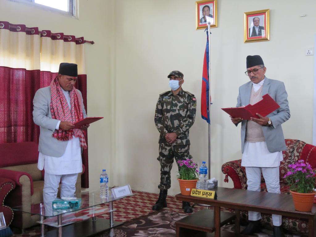 माननीय सभामुखज्यूको शपथ ग्रहण कार्यक्रम